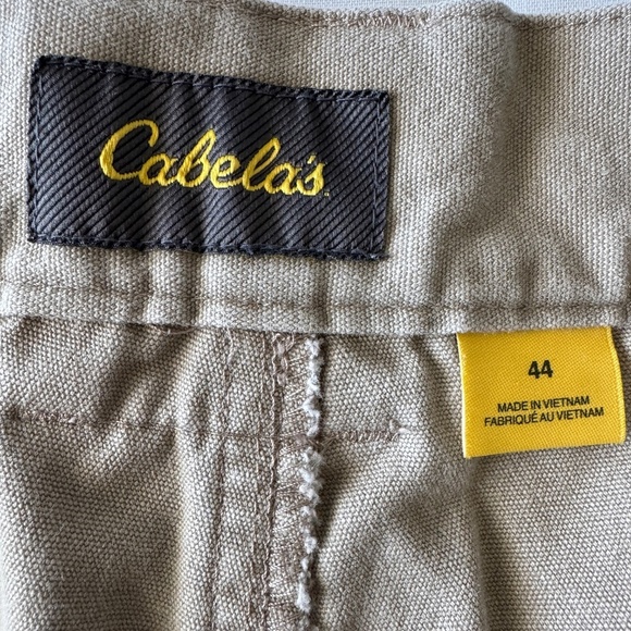 Cabela's Men's Canvas Cargo Hiking Shorts Tan Size 44 Outdoor Utility Festival‎ - Picture 2 of 13